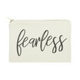 thumbnail image 1 of Fearless Cotton Canvas Cosmetic Bag, 1 of 4