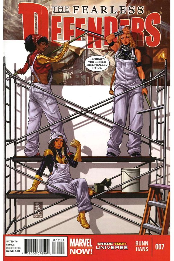 Fearless Defenders #7 VF ; Marvel Comic Book