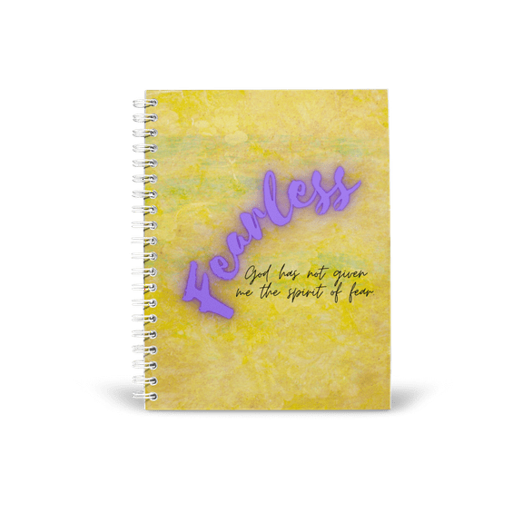 Fearless Journal/Notebook - Yellow