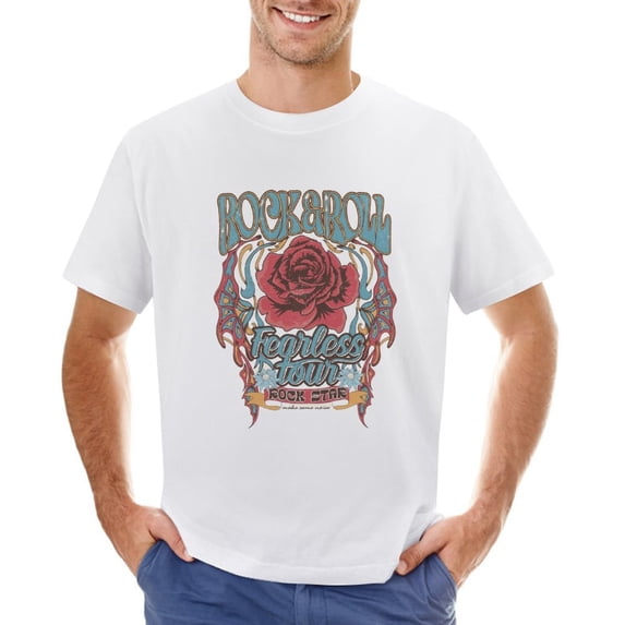 Fearless Music Tour Rock and Roll T-Shirt Men's Vintage Concert Tee