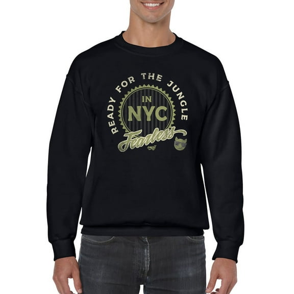 Fearless NYC - Urban Jungle Retro Graphic Men's Sweatshirt