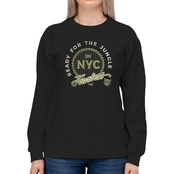 Fearless NYC - Urban Jungle Retro Graphic Women's Sweatshirt