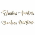 thumbnail image 1 of Fearless Sign Unfinished Wood Cutout Home Decor DIY Option 3- 24" Wide / 1/2", 1 of 3