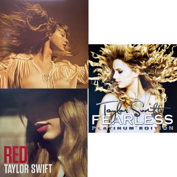 Fearless (Taylor's Version) (Gold Vinyl/3LP) & Red & Fearless Platinum Edition
