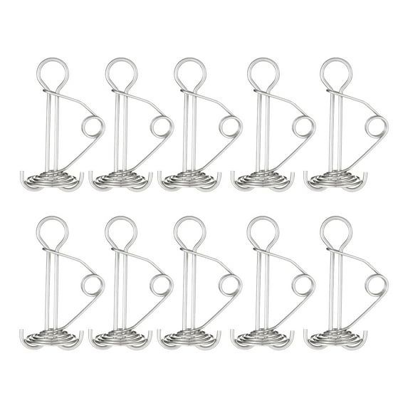 Fearlessin 10 Pieces Spiral Shaped Spring Deck Pegs Rope Buckles Windproof Retractable Awning Tent Stakes Outdoor Accessories