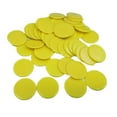 thumbnail image 1 of Fearlessin 100 Pcs 19mm Creative Gift Plastic Chips Bingo Markers Token Fun Club Game Toy solid light yellow, 1 of 6