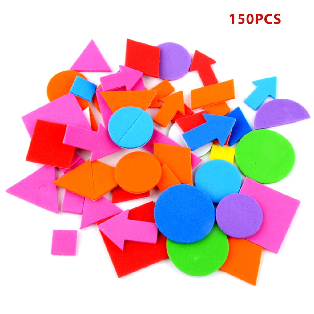 Fearlessin 150Pcs Colorful Self-adhesive Stickers Colorful Geometric ...
