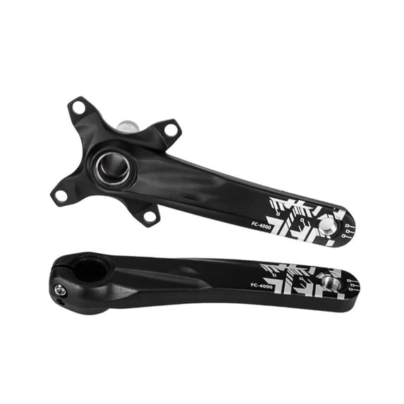 Fearlessin Hollowtech Crank Wear-resistant Center Axle Professional Practical Cycling Fluted Disc Crankset Chainrings Stable Chainwheel Type 4