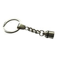 thumbnail image 1 of Fearlessin Keychain Light Zinc Alloy Portable Keyring Lamp Lighting Key Chain Pendant Holder Battery Operated Decorative Handicraft Blue Light, 1 of 6