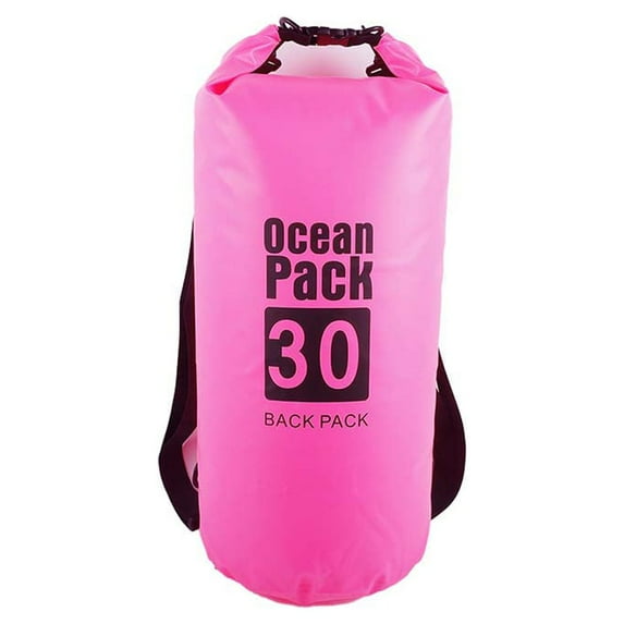 Fearlessin Waterproof Bags Multifunctional Outdoor Backpack Large-Capacity Equipment Kayak Rafting Bag Men Boating Water Camping Pink 20L Shoulders