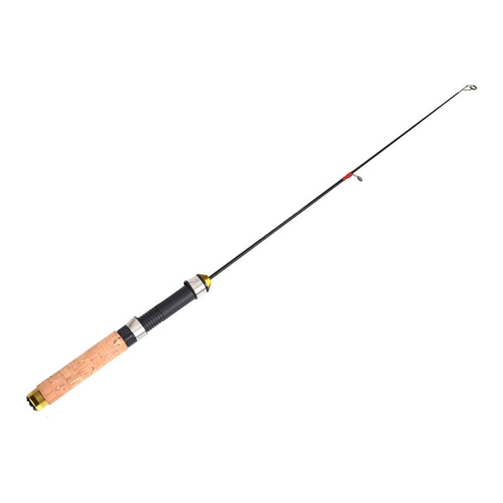 Fearlessin Winter Fishing Rod Durable Rods Ice Lure Casting Pole Portable Tackle Fittings Practical Beach River Tools Accessories