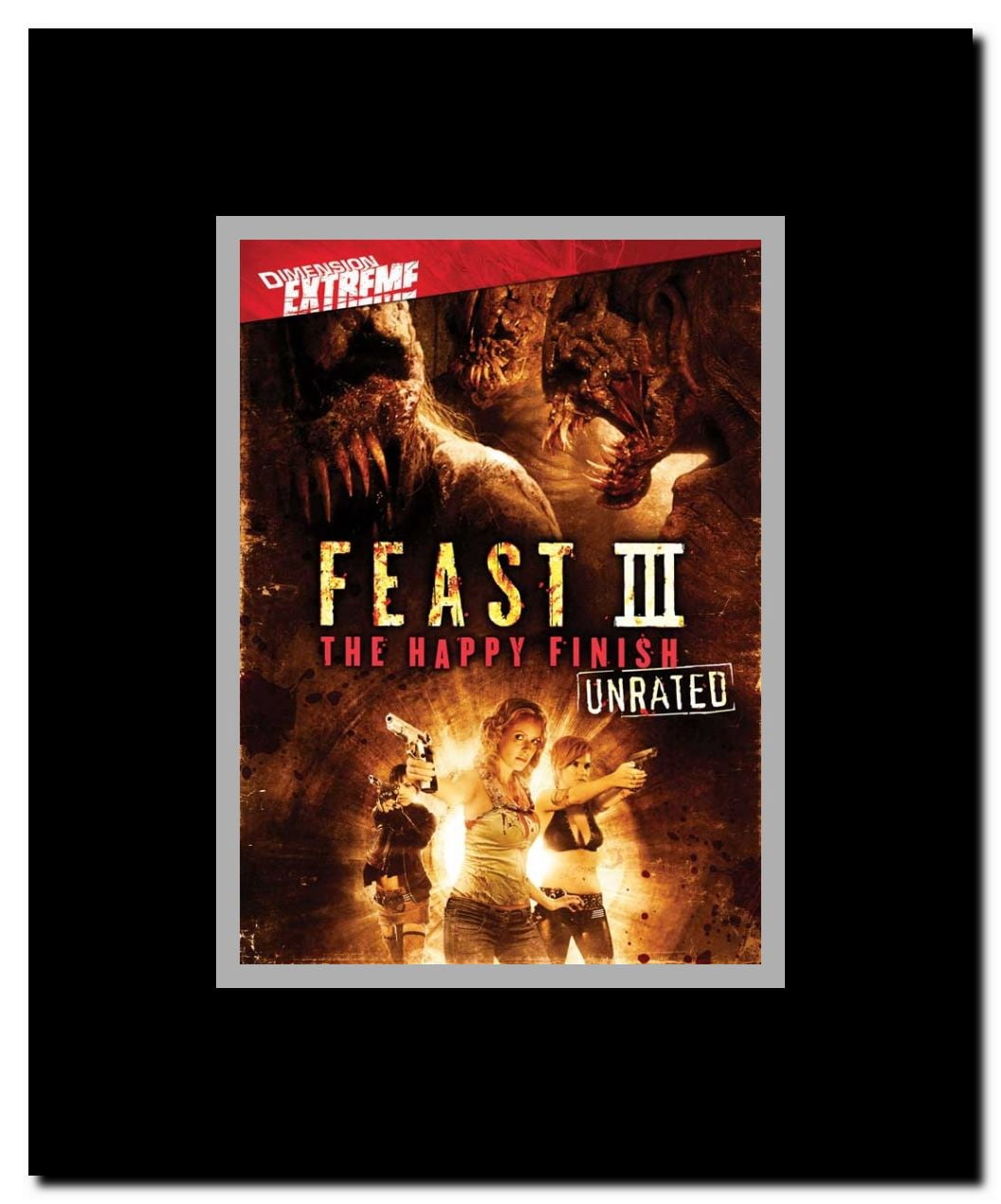 Feast 3 The Happy Finish Framed Movie Poster