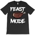 thumbnail image 1 of Feast Mode Football Ball Turkey Thanksgiving Day, G10042 Unisex T-Shirt, Up to Size 5XL, 1 of 2