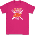 thumbnail image 1 of Feast Mode On T-Shirt Funny Thanksgiving Holiday Turkey Dinner Food Tee - Pink, 4XL, 1 of 1