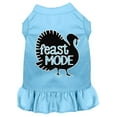thumbnail image 1 of Thanksgiving Pet Dog  Cat Dress Screen Printed, "Feast Mode", 1 of 10