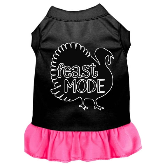 Thanksgiving Pet Dog Cat Dress Screen Printed, "Feast Mode"
