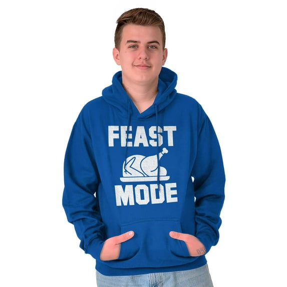 Feast Mode Thanksgiving Hoodie Sweatshirt Women Men Brisco Brands S