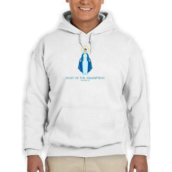 Feast Of The Assumption Hoodie Men -Image by Shutterstock, Male 3X-Large