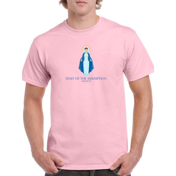 Feast Of The Assumption T-Shirt Men -Image by Shutterstock, Male 4X-Large