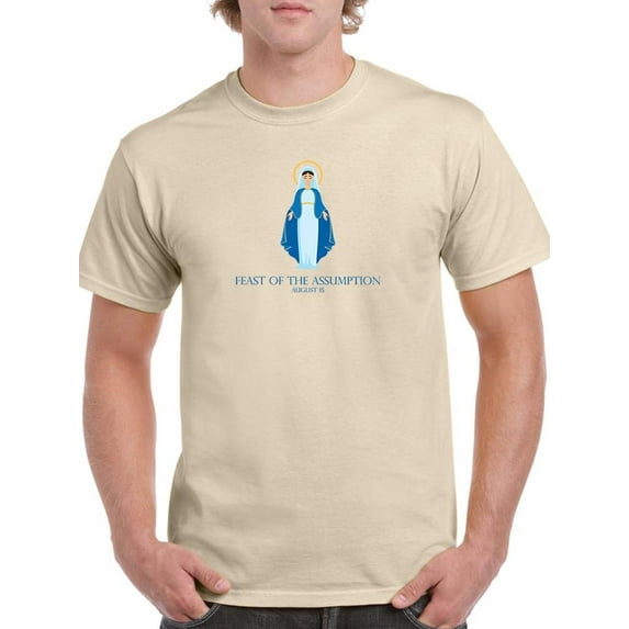 Feast Of The Assumption T-Shirt Men -Image by Shutterstock, Male x-Large