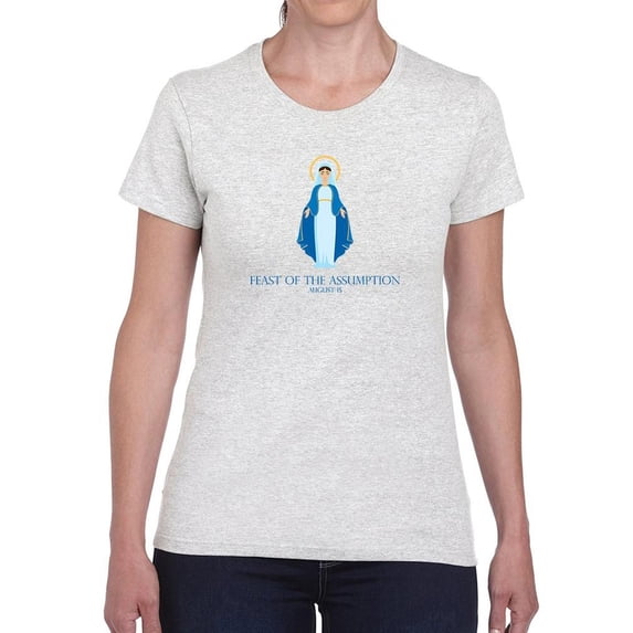 Feast Of The Assumption T-Shirt Women -Image by Shutterstock, Female x-Large