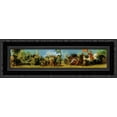 thumbnail image 1 of Feast Wagen of the Hunt 24x11 Black Ornate Wood Framed Canvas Art by Makart, Hans, 1 of 2