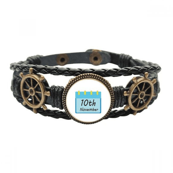 Feast World Youth Day Truth Leather Braided Ocean Bracelet Wristband
