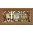 thumbnail image 1 of Feast in the House of Levi 24x15 Gold Ornate Wood Framed Canvas Art by Veronese, Paolo, 1 of 2