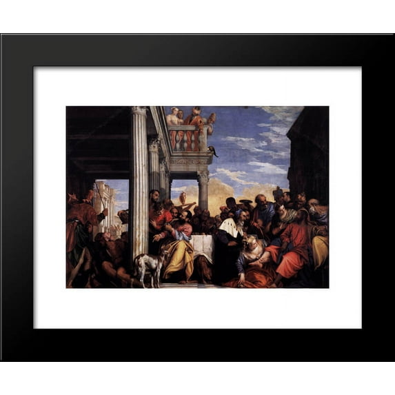 Feast in the House of Simon 20x24 Framed Art Print by Paolo Veronese