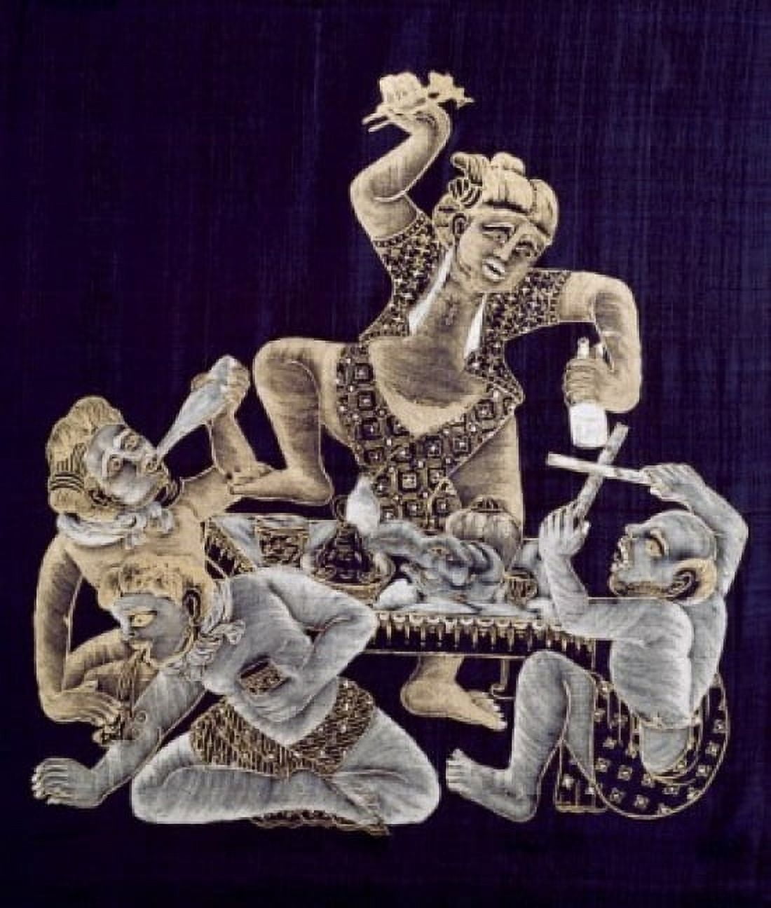 Feast with Dancers & Musicians Limatibul Surint Canvas Art - (24 x 36)