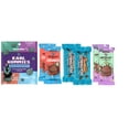 thumbnail image 1 of Feastables Mr Beast Milk Chocolate, Peanut Butter Crunch, Milk Chocolate Crunch & Karl Gummies Sour Blue Raspberry 7-Pack Bundle (Six 1.24oz bars 2/flavor, One 3.52oz bag of gummies), 1 of 5