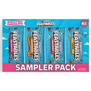 Feastables MrBeast Milk Chocolate Bar Sampler Variety Pack, 2.1 oz (60g), 4 Count
