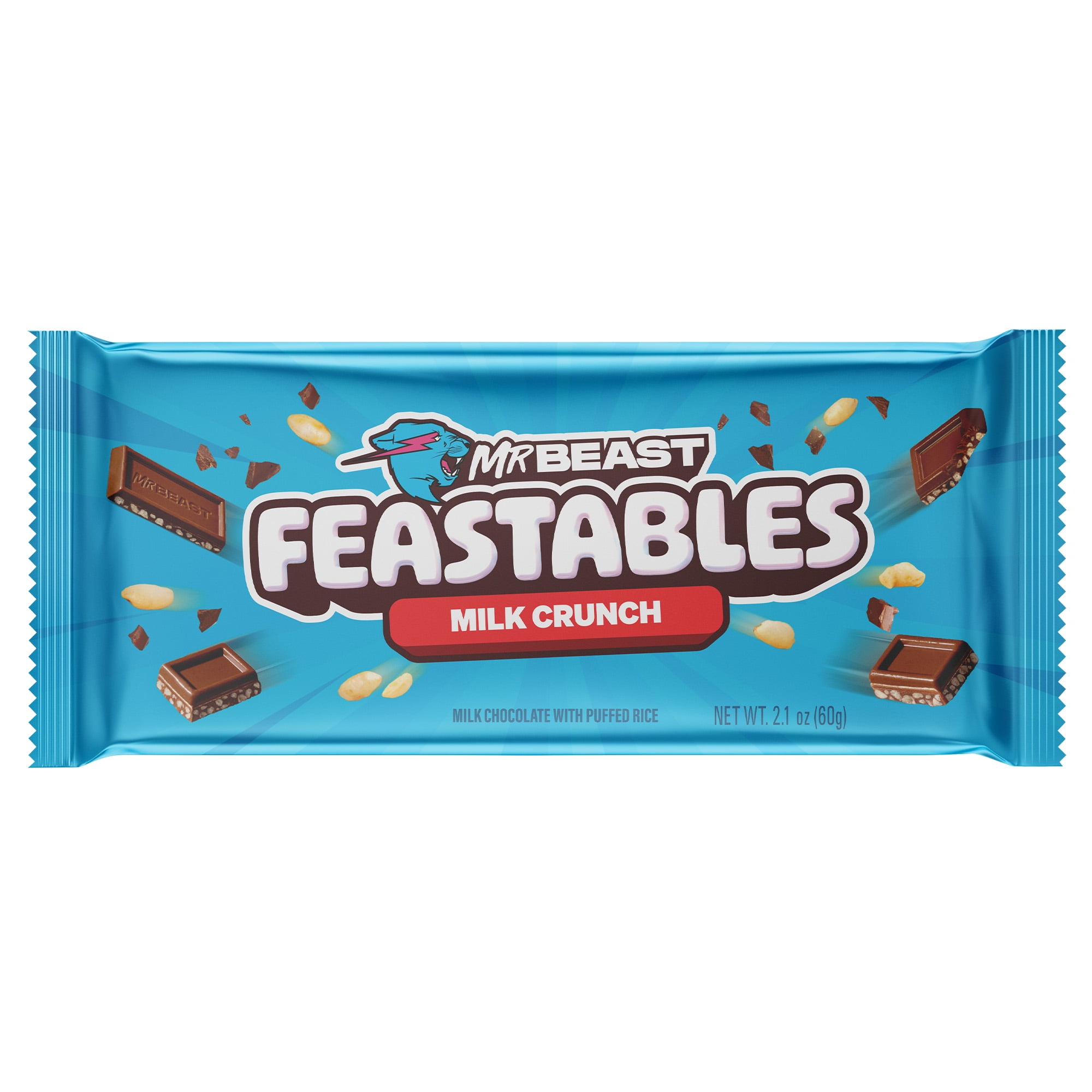 Feastables MrBeast Milk Chocolate Bar, Oz (60g), Count, 50 OFF