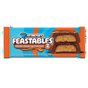 Feastables MrBeast Peanut Butter Cups, 1.41 oz (35g), 2 Count
