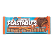Feastables MrBeast Chocolate Peanut Butter Cups, 1.41 oz (40g), 5 Count