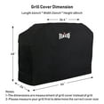thumbnail image 1 of Feasto 55"-72" Heavy Duty BBQ Grill Cover for Outdoor Grill W64"xD24"xH48", 1 of 5