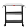 thumbnail image 1 of Feasto Adjustable 3-Tier Outdoor/Indoor Food Prep Cart Work Table with Stainless Steel Table Top, 1 of 11