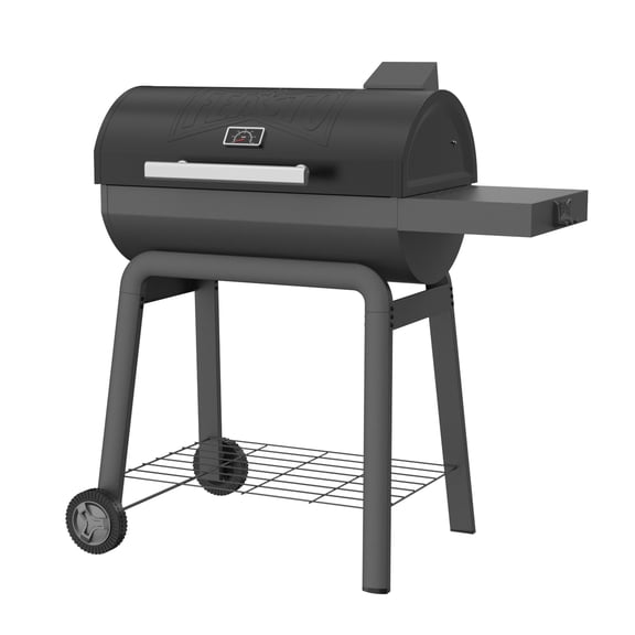 Feasto BBQ Charcoal Grill with Side Table, 30-In Heavy Duty Outdoor BBQ Grill with 647 Sq. In Cooking Area