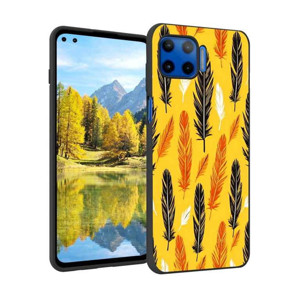 Feather-Arrow-pattern-boho-40 phone case for Moto One 5G for Women Men ...