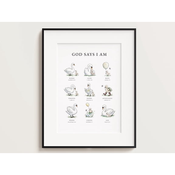 Feather Art Print Bird Plumage Christian Decor, Unframed Paper Poster 8x10in