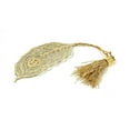 thumbnail image 1 of Feather Bookmark with Tassel Golden Finish Set of 8 Bookmarks for Women, Men, Students (3.5" Feather), 1 of 3