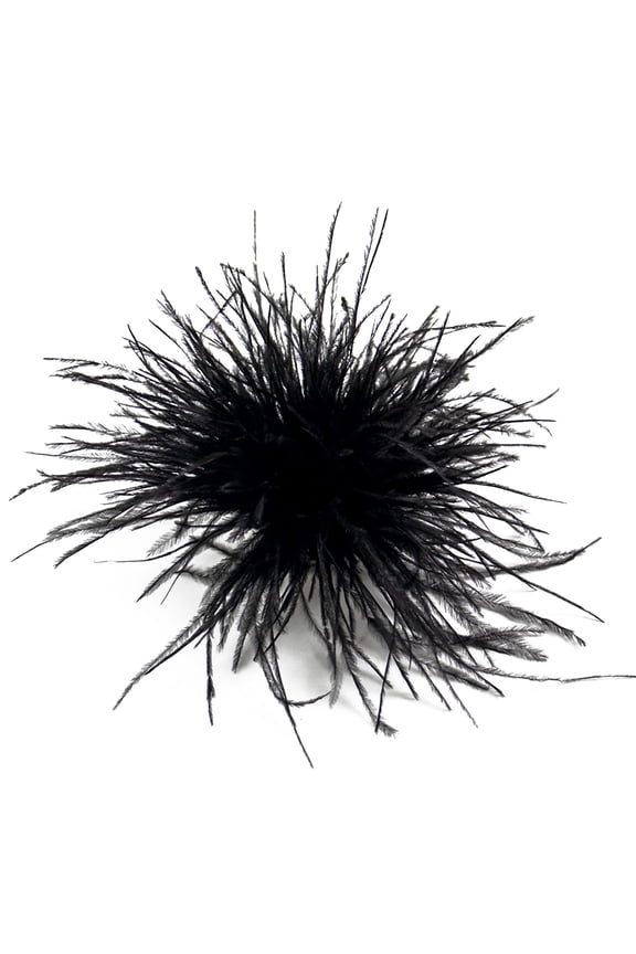 Feather Brooch Scarf Clip Brooches Lapel Pins Dress Accessories Ostrich Feather Material Corsage Pin Feather Lapel Pins