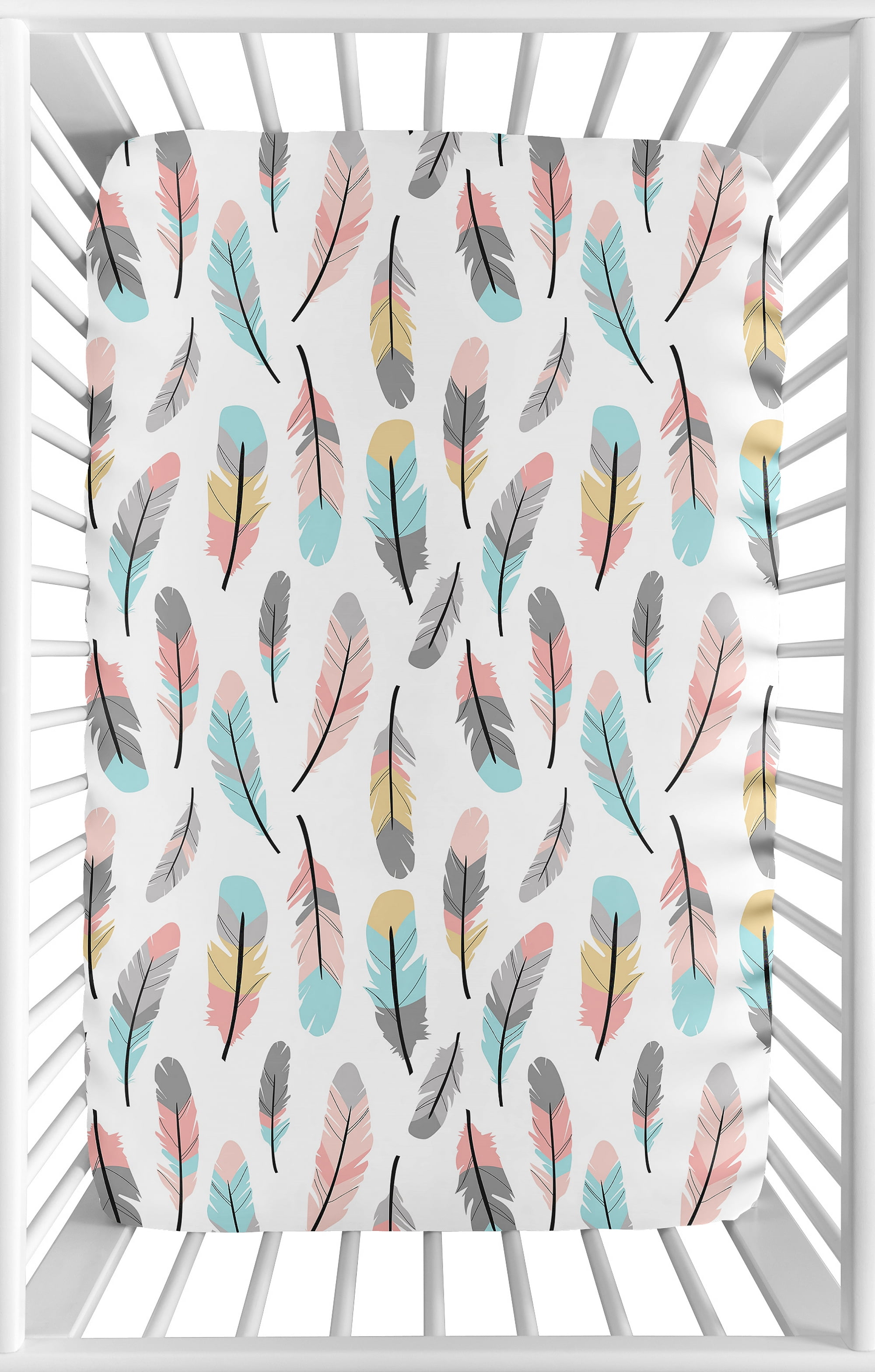 Feather cheap crib sheet