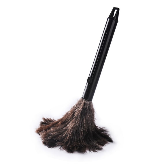 Feather Dusters for Cleaning, Retractable Handle Handheld Duster with Simulated Feathers, Reusable Dusting Tool for Home and Car