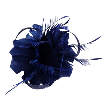 Feather Fascinators Womens Flower Hat for Ball Wedding Headband