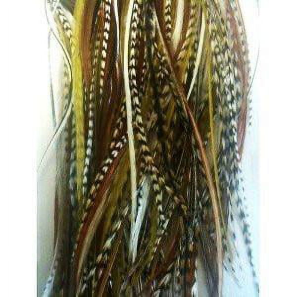 Bonded feather 2024 hair extensions