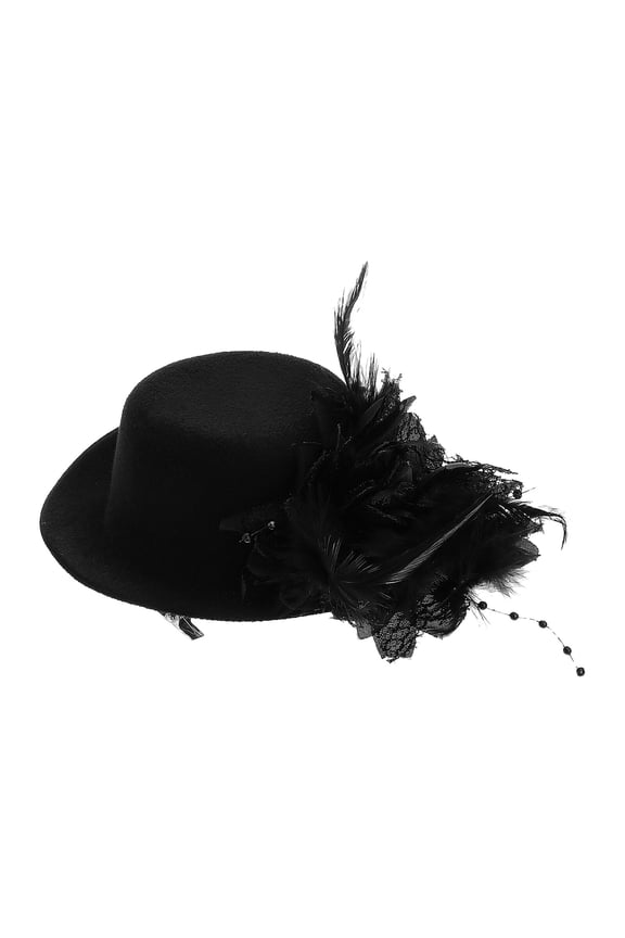 Feather Hat Shaped Hair Clip Hairpin Adorable Bobby Clip Hair Accessory