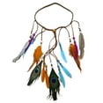 thumbnail image 1 of Feather Headband Accessory Boho Hair Rope Festival Hairpiece For Women Girls, 1 of 6