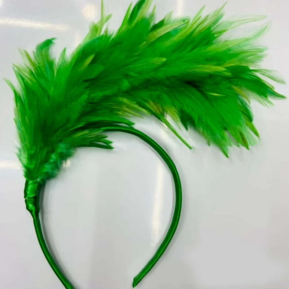 Feather Headband for Parties Festivals Stage Performances and Celebrations Stylish Hair Accessory for Women and Girls Mens Headbands for Sweat Men Head Band Knotted Soft Headbands Women Mens