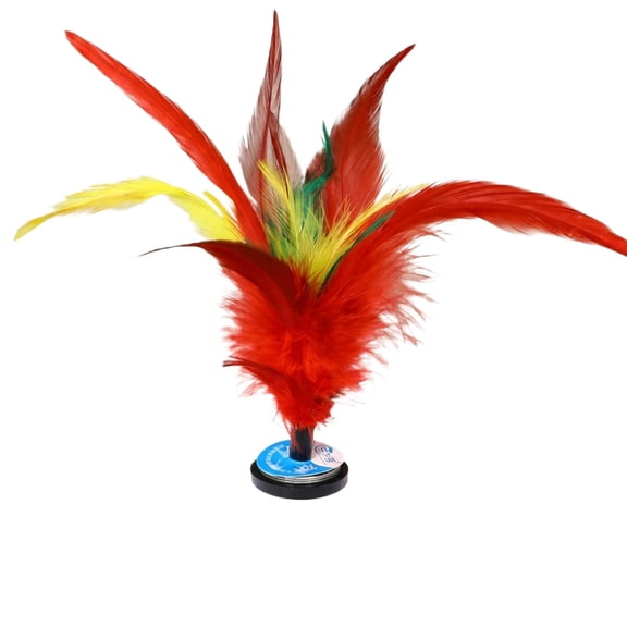Feather Kick Shuttlecock, Multicolor, 1 Pack for Kids, Outdoor Indoor School Activity Traditional Chinese Kicking Game Sport Exercise Toy for Children and Beginners